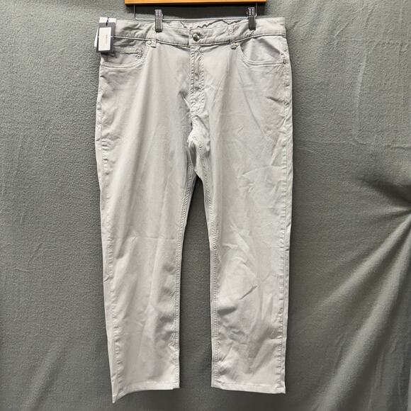 Peter Millar Pants Mens 36 (37x27 ACTUAL) Gray Wayfarer Crown Crafted HEMMED - Picture 2 of 10